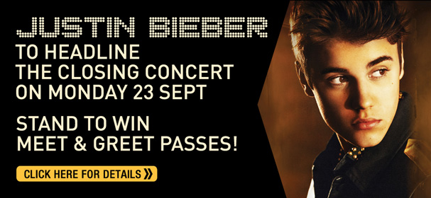 GET UP-CLOSE TO JUSTIN BIEBER