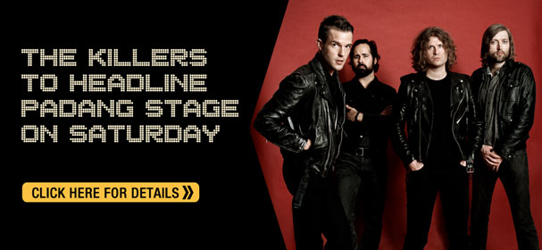 THE KILLERS TO HEADLINE ON SATURDAY