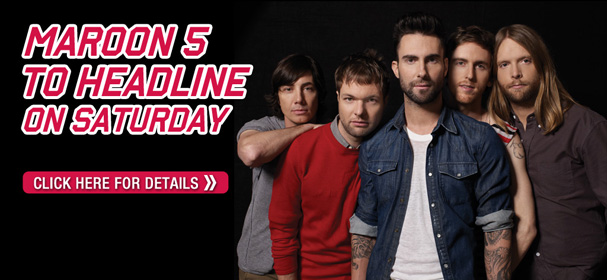 Maroon 5 to Headline on Saturday